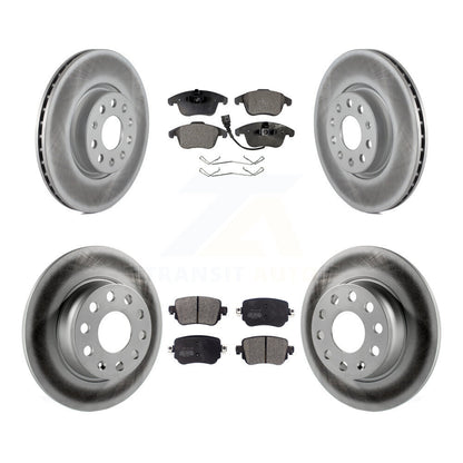 [Avant + Arrière] Kit de disque (revêtu) et plaquette (semi-métallique) de frein pour Volkswagen Passat KGF-101796