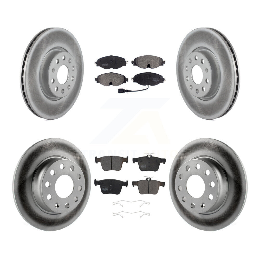 [Avant + Arrière] Kit de disque (revêtu) et plaquette (semi-métallique) de frein pour Audi A3 Quattro Sportback e-tron Volkswagen Taos KGF-101799