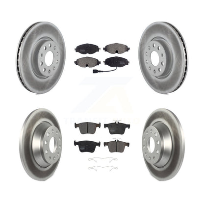 [Avant + Arrière] Kit de disque (revêtu) et plaquette (semi-métallique) de frein pour Audi TT Quattro KGF-101801