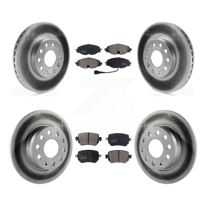 [Avant + Arrière] Kit de disque (revêtu) et plaquette (semi-métallique) de frein pour Volkswagen Golf SportWagen KGF-101803