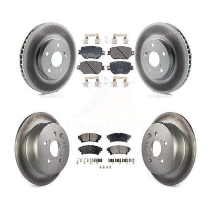 [Avant + Arrière] Kit de disque (revêtu) et plaquette (semi-métallique) de frein pour Lexus IS250 KGF-101806