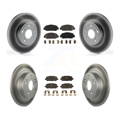[Avant + Arrière] Kit de disque (revêtu) et plaquette (semi-métallique) de frein pour 2016-2022 Honda HR-V KGF-101815