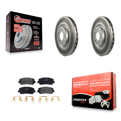 [Avant] Kit de disque (revêtu) et plaquette (semi-métallique) de frein pour Jeep Cherokee Chrysler 200 KGF-101846