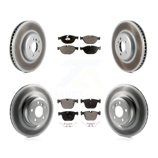 [Avant + Arrière] Kit de disque (revêtu) et plaquette (semi-métallique) de frein pour BMW 750Li xDrive 750i 550i GT KGF-101862