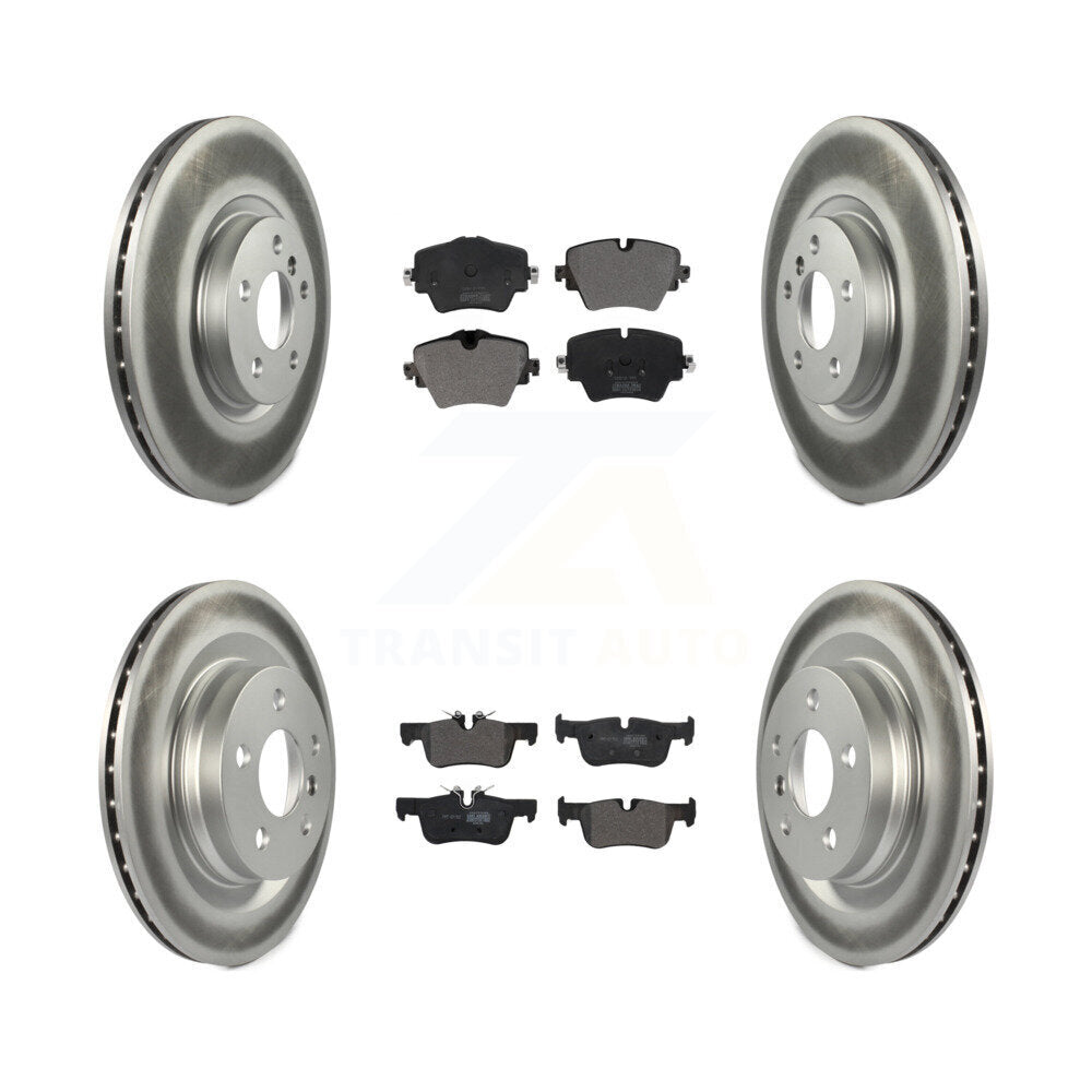 [Avant + Arrière] Kit de disque (revêtu) et plaquette (semi-métallique) de frein pour BMW X1 Mini Cooper Countryman X2 228i xDrive Gran Coupe KGF-101869