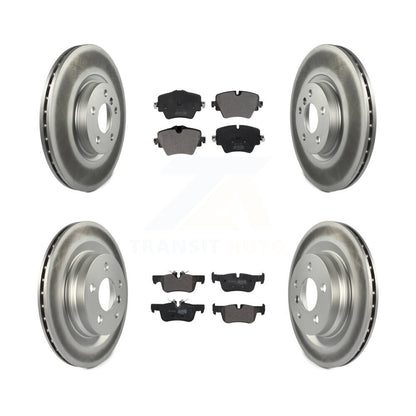 [Avant + Arrière] Kit de disque (revêtu) et plaquette (semi-métallique) de frein pour BMW X1 Mini Cooper Countryman X2 228i xDrive Gran Coupe KGF-101869