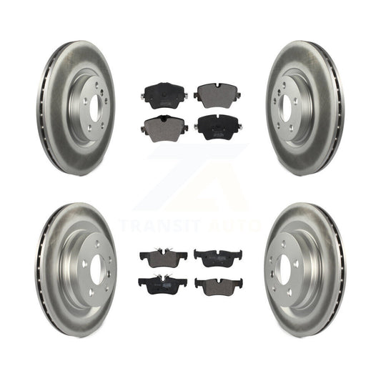 [Avant + Arrière] Kit de disque (revêtu) et plaquette (semi-métallique) de frein pour BMW X1 Mini Cooper Countryman X2 228i xDrive Gran Coupe KGF-101869