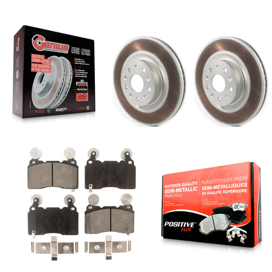 [Avant] Kit de disque (revêtu) et plaquette (semi-métallique) de frein pour Cadillac CTS Chevrolet Camaro CT6 KGF-101879