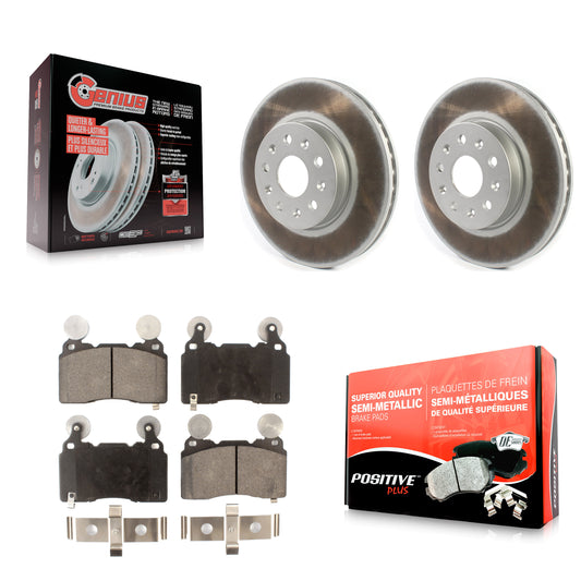 [Avant] Kit de disque (revêtu) et plaquette (semi-métallique) de frein pour Cadillac CTS Chevrolet Camaro KGF-101884