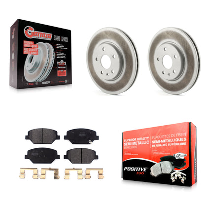 [Avant] Kit de disque (revêtu) et plaquette (semi-métallique) de frein pour Buick Envision Cadillac XT4 KGF-101887