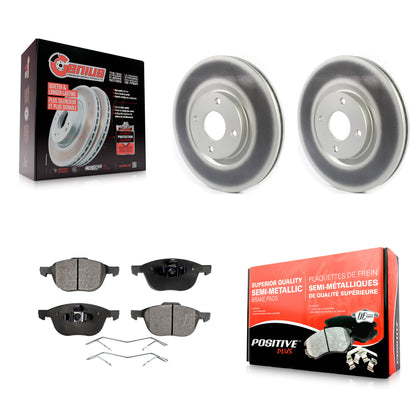 [Avant] Kit de disque (revêtu) et plaquette (semi-métallique) de frein pour 2018-2022 Ford EcoSport KGF-101891