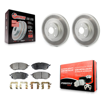 [Avant] Kit de disque (revêtu) et plaquette (semi-métallique) de frein pour 2009 Subaru Legacy 3.0 R avec 3.0L avec 292mm Diameter Rotor KGF-101898