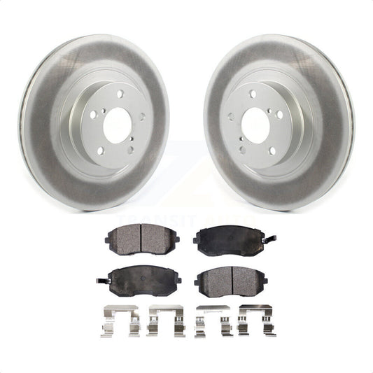 [Avant] Kit de disque (revêtu) et plaquette (semi-métallique) de frein pour Subaru Outback Legacy Forester Impreza Baja KGF-101900 par Transit Auto
