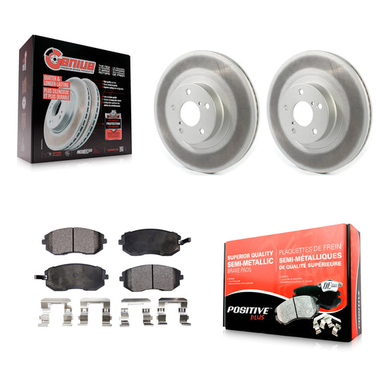 [Avant] Kit de disque (revêtu) et plaquette (semi-métallique) de frein pour Subaru Outback Legacy Forester Impreza Baja KGF-101900