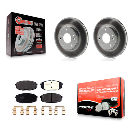 [Avant] Kit de disque (revêtu) et plaquette (semi-métallique) de frein pour Kia Soul Hyundai Kona Forte Elantra GT Seltos Forte5 KGF-101903