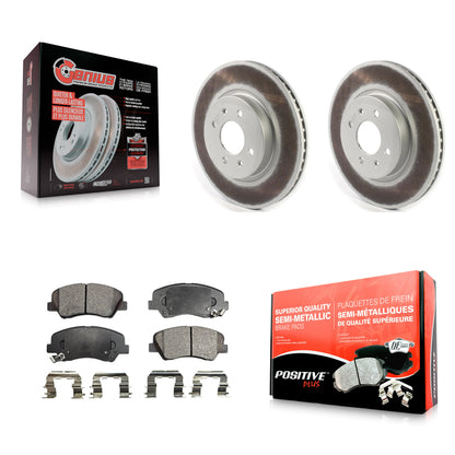 [Avant] Kit de disque (revêtu) et plaquette (semi-métallique) de frein pour Kia Rio KGF-101906