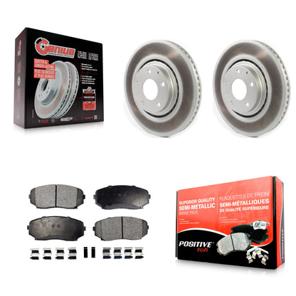 [Avant] Kit de disque (revêtu) et plaquette (semi-métallique) de frein pour Mazda CX-5 CX-9 KGF-101924