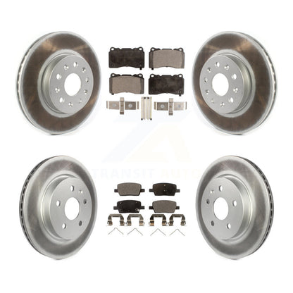 [Avant + Arrière] Kit de disque (revêtu) et plaquette (semi-métallique) de frein pour Chevrolet Camaro KGF-101949