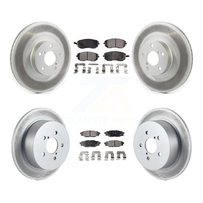 [Avant + Arrière] Kit de disque (revêtu) et plaquette (semi-métallique) de frein pour Subaru Outback Legacy avec 292mm Diameter Rotor KGF-101975