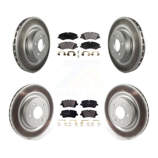 [Avant + Arrière] Kit de disque (revêtu) et plaquette (semi-métallique) de frein pour Land Rover Range Sport Discovery KGF-101981