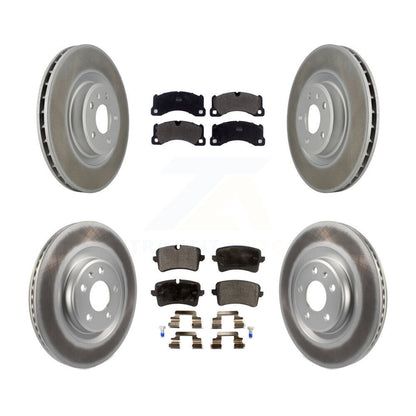 [Avant + Arrière] Kit de disque (revêtu) et plaquette (semi-métallique) de frein pour 2017 Porsche Macan Base KGF-101984