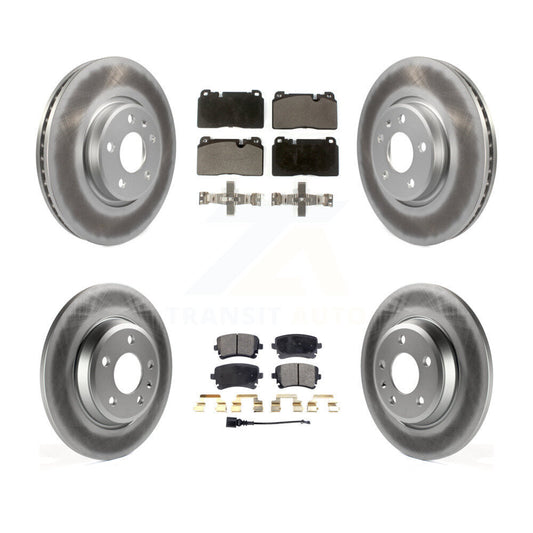 [Avant + Arrière] Kit de disque (revêtu) et plaquette (semi-métallique) de frein pour 2016 Audi Q5 FLEX engine KGF-101990