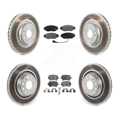 [Avant + Arrière] Kit de disque (revêtu) et plaquette (semi-métallique) de frein pour Volkswagen GTI KGF-102002