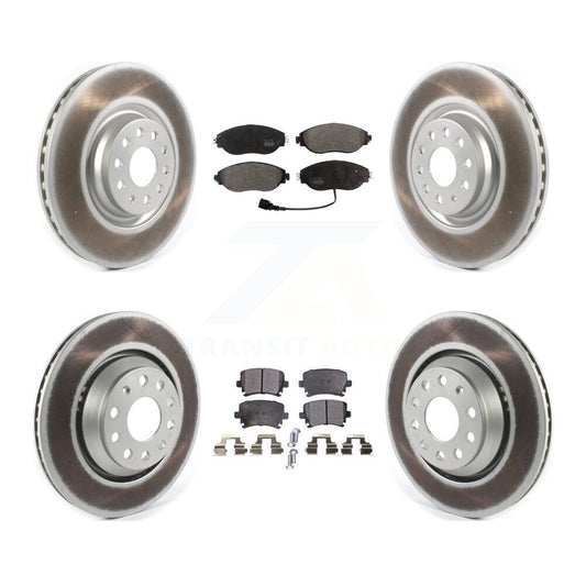 [Avant + Arrière] Kit de disque (revêtu) et plaquette (semi-métallique) de frein pour Volkswagen GTI KGF-102002