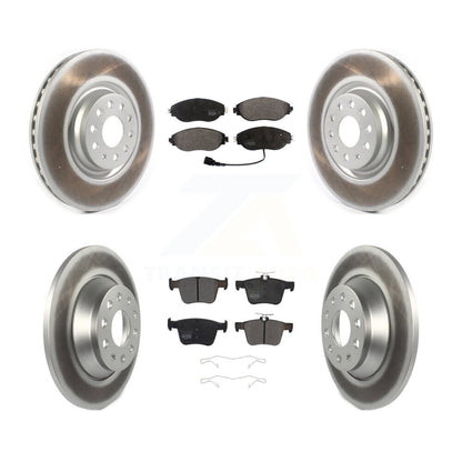 [Avant + Arrière] Kit de disque (revêtu) et plaquette (semi-métallique) de frein pour Volkswagen Tiguan Jetta KGF-102004
