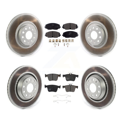 [Avant + Arrière] Kit de disque (revêtu) et plaquette (semi-métallique) de frein pour Volkswagen Atlas Cross Sport KGF-102027