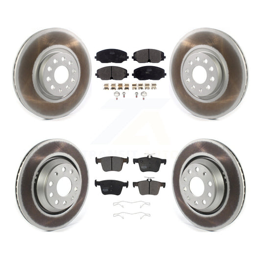[Avant + Arrière] Kit de disque (revêtu) et plaquette (semi-métallique) de frein pour Volkswagen Atlas Cross Sport KGF-102027