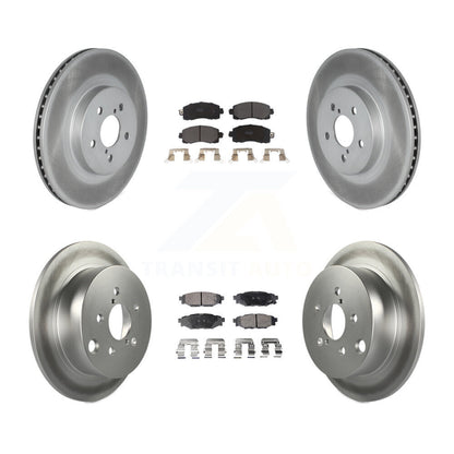 [Avant + Arrière] Kit de disque (revêtu) et plaquette (semi-métallique) de frein pour Subaru Crosstrek Impreza KGF-102028