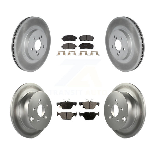 [Avant + Arrière] Kit de disque (revêtu) et plaquette (semi-métallique) de frein pour Subaru Crosstrek KGF-102029