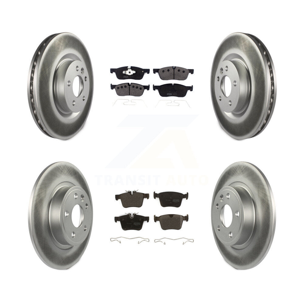 [Avant + Arrière] Kit de disque (revêtu) et plaquette (semi-métallique) de frein pour Land Rover Discovery Sport Jaguar E-Pace KGF-102035