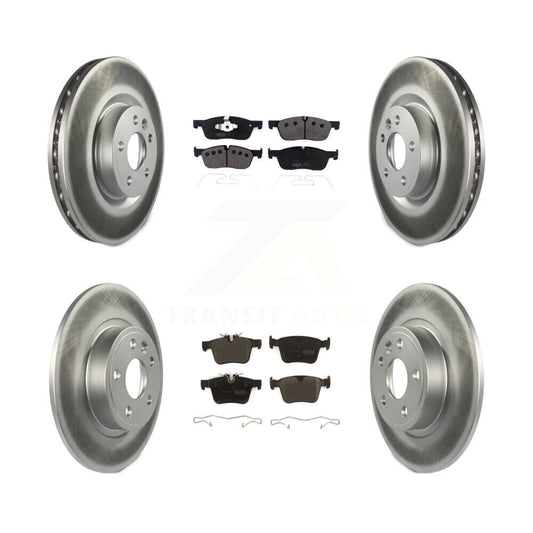 [Avant + Arrière] Kit de disque (revêtu) et plaquette (semi-métallique) de frein pour Land Rover Discovery Sport Jaguar E-Pace KGF-102035