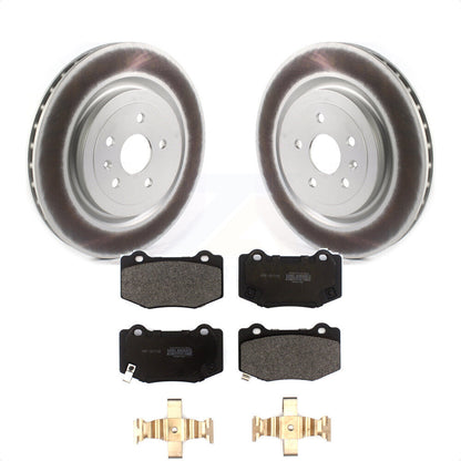 [Arrière] Kit de disque (revêtu) et plaquette (semi-métallique) de frein pour Chevrolet Camaro SS KGF-102041 par Transit Auto