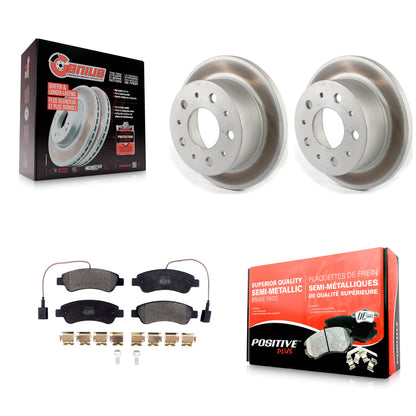 [Arrière] Kit de disque (revêtu) et plaquette (semi-métallique) de frein pour Ram ProMaster 1500 2500 3500 KGF-102054
