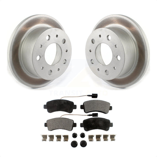 [Arrière] Kit de disque (revêtu) et plaquette (semi-métallique) de frein pour Ram ProMaster 3500 KGF-102055 par Transit Auto
