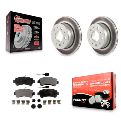 [Arrière] Kit de disque (revêtu) et plaquette (semi-métallique) de frein pour Ram ProMaster 1500 2500 3500 KGF-102057