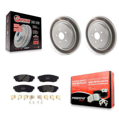 [Arrière] Kit de disque (revêtu) et plaquette (semi-métallique) de frein pour Lexus RX350 RX450h RX350L RX450hL KGF-102068