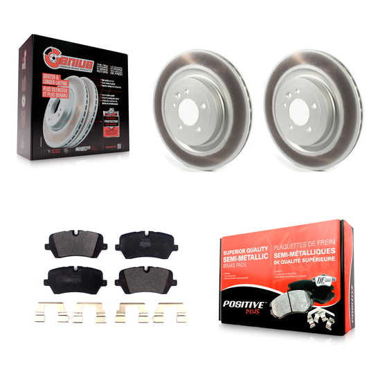 [Arrière] Kit de disque (revêtu) et plaquette (semi-métallique) de frein pour Land Rover Range Sport KGF-102069