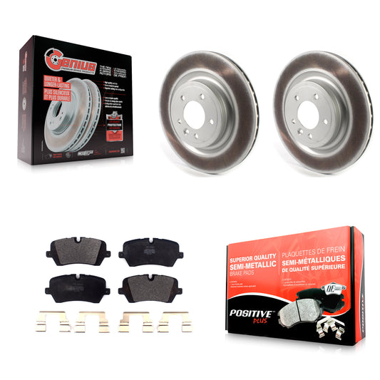 [Arrière] Kit de disque (revêtu) et plaquette (semi-métallique) de frein pour Land Rover Range Sport Discovery KGF-102070