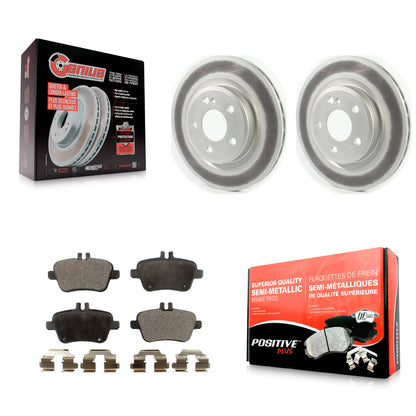[Arrière] Kit de disque (revêtu) et plaquette (semi-métallique) de frein pour Mercedes-Benz GLA250 CLA250 INFINITI QX30 KGF-102079