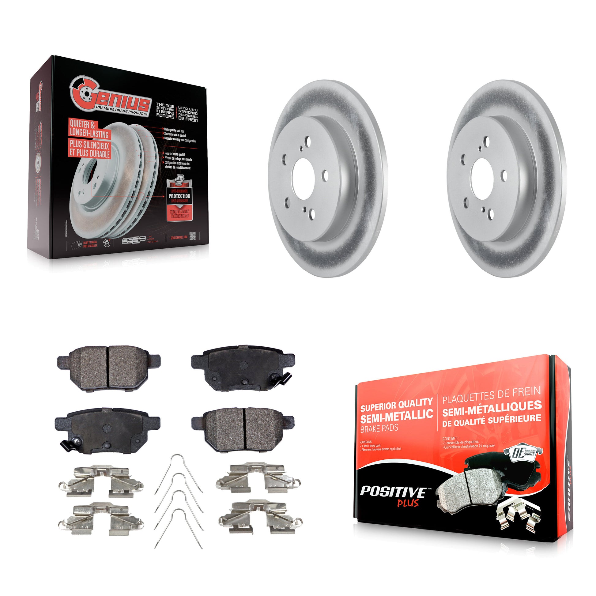 [Arrière] Disque et plaquette de frein pour Toyota Corolla With Manual Parking KGF-102081