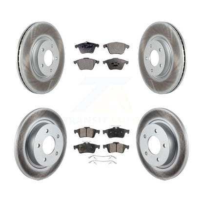 [Avant + Arrière] Kit de disque (revêtu) et plaquette (semi-métallique) de frein pour Mazda 3 KGF-102105