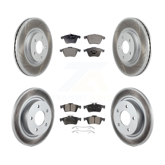 [Avant + Arrière] Kit de disque (revêtu) et plaquette (semi-métallique) de frein pour Mazda 3 KGF-102105