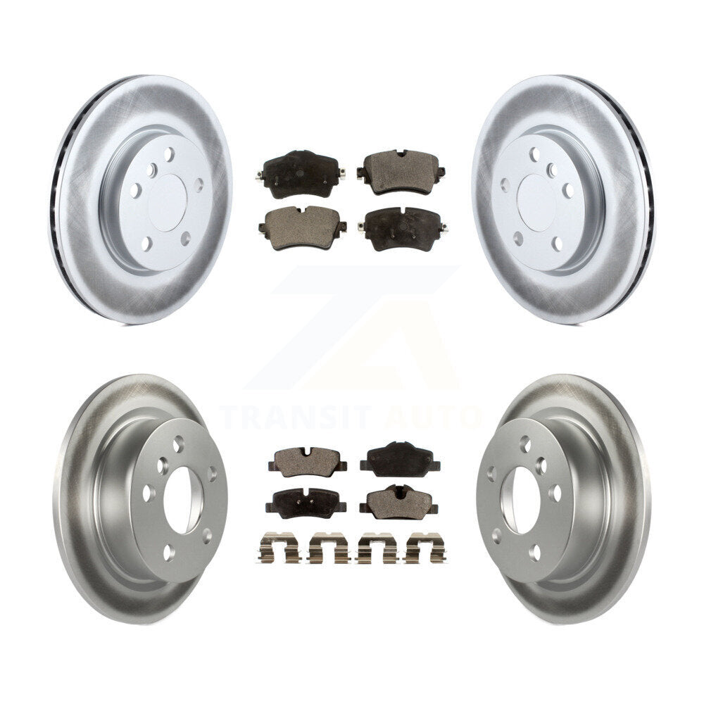 [Avant + Arrière] Kit de disque (revêtu) et plaquette (semi-métallique) de frein pour Mini Cooper KGF-102113