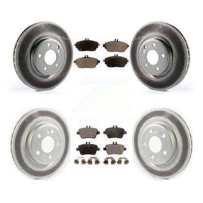 [Avant + Arrière] Kit de disque (revêtu) et plaquette (semi-métallique) de frein pour Mercedes-Benz GLA250 CLA250 INFINITI QX30 KGF-102127