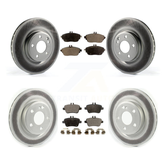 [Avant + Arrière] Kit de disque (revêtu) et plaquette (semi-métallique) de frein pour Mercedes-Benz GLA250 CLA250 INFINITI QX30 KGF-102127
