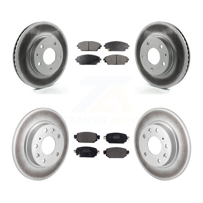 [Avant + Arrière] Kit de disque (revêtu) et plaquette (semi-métallique) de frein pour 2019-2021 Mazda CX-3 FWD KGF-102213